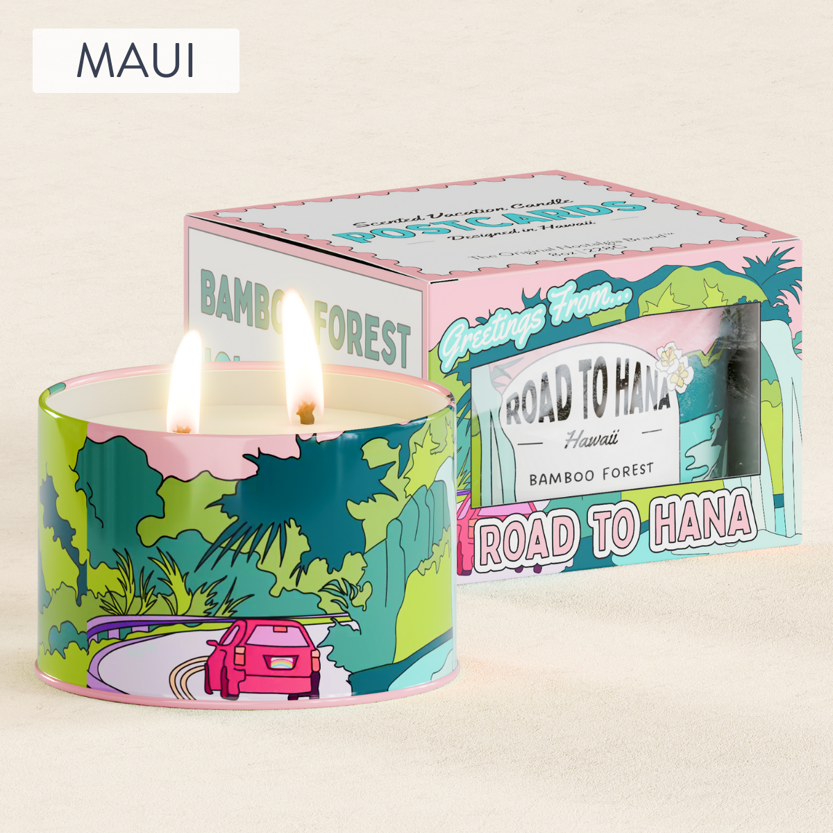 Road to Hana, Maui📍 8oz Scented Candle – Postcards Road to Hana, Maui📍 8oz Scented Candle – Postcards